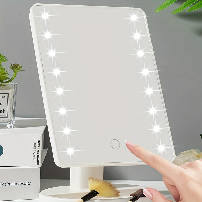 GlowPerfect - Portable Makeup Mirror with 16 LEDs