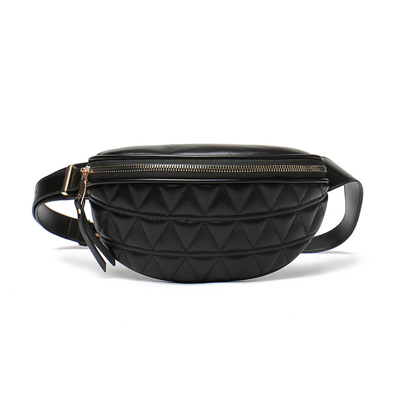 HazelBag - Trendy Fanny Pack with Diamond Pattern
