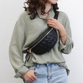 HazelBag - Trendy Fanny Pack with Diamond Pattern