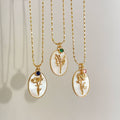 Aurora Birthstone and Birth Flower Necklace – A Personal Piece of Jewelry for My Dear Loved Ones