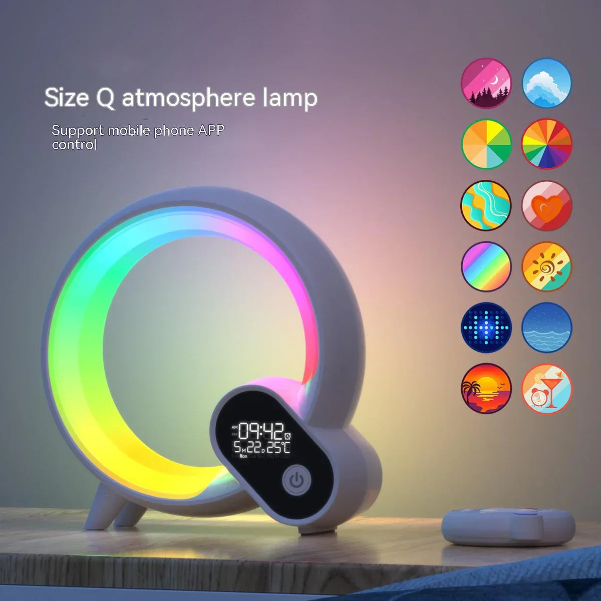 LioraGlow - Smart Night Lamp with Colors & Sound