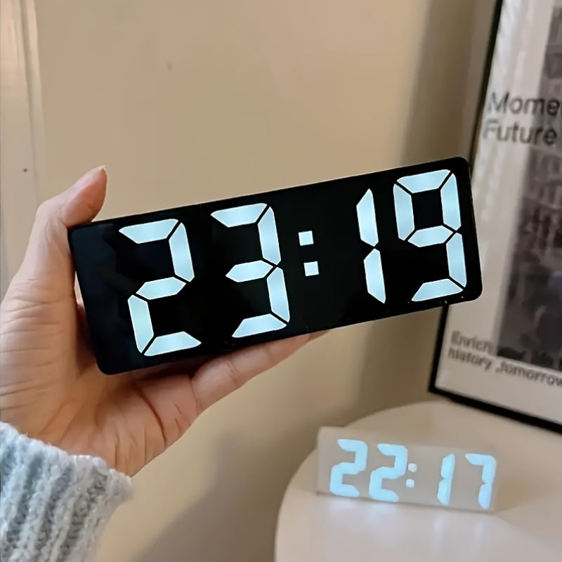 DigiGlow Clock - Modern LED Alarm Clock with Screen