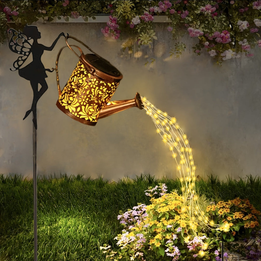 SolarSprinkle – Enchanting Solar Watering Can with Lights