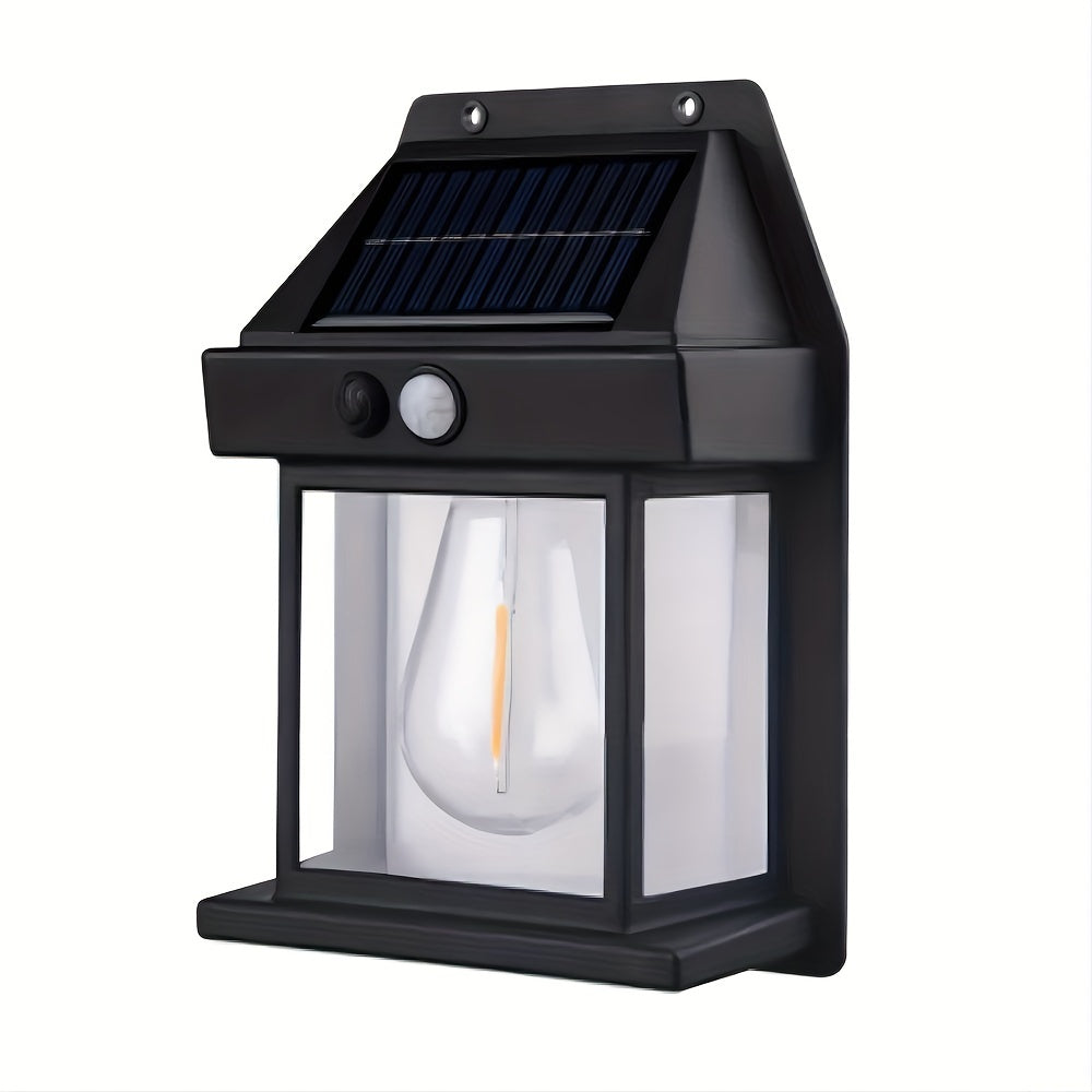 SolarGlow Wall Lamp - Solar-Powered Motion Sensor LED