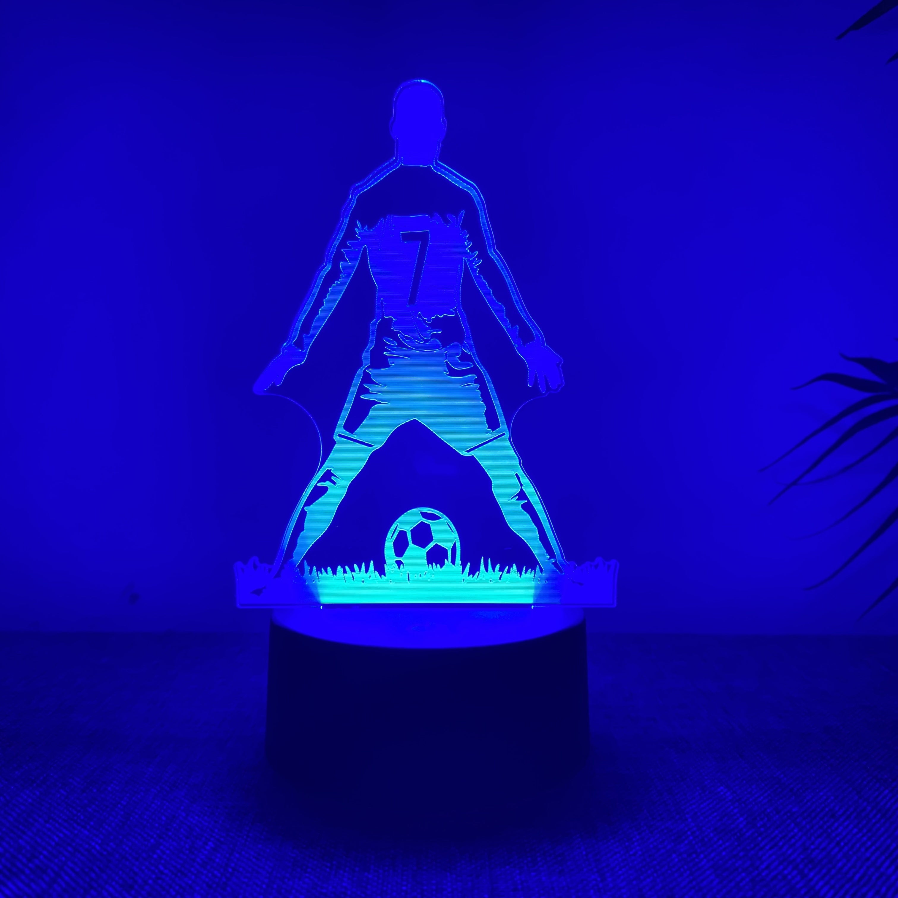 SportGlow – 3D Footballer LED Mood Light with Color Gradient