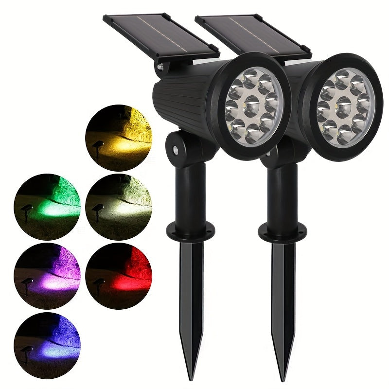 SolarLuxe Spotlight - Sustainable 9LED Garden Lighting