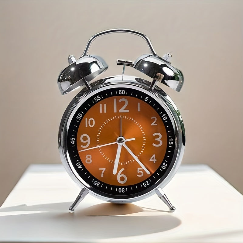 TimeBell - Retro Metal Alarm Clock with Bell