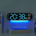LumoView Clock - Smart LED Wall Clock with Date & Temp