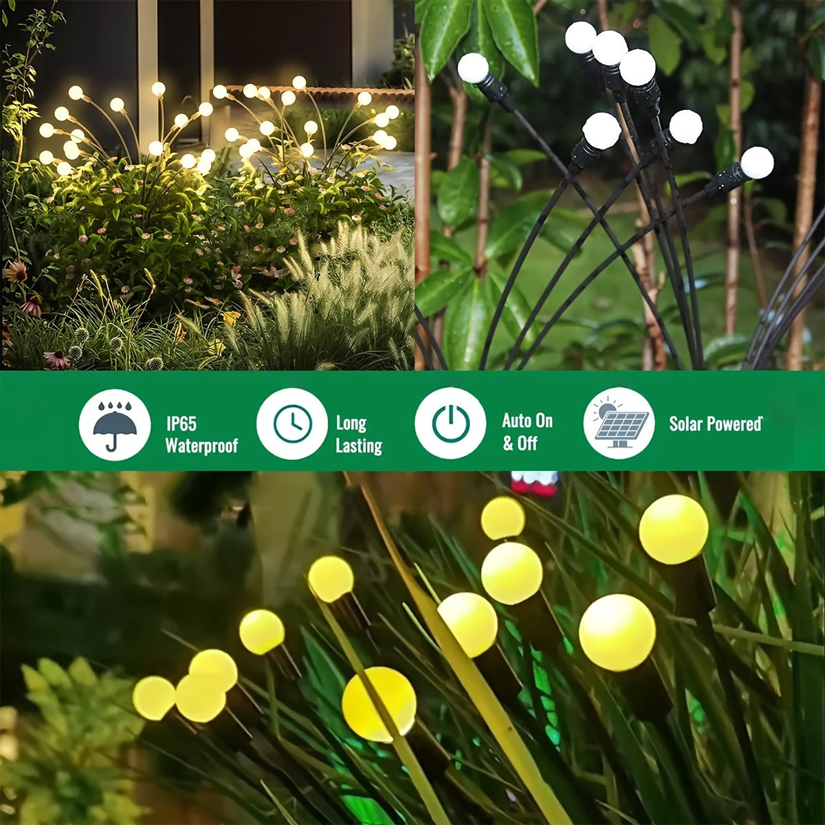 SolarFirefly Lights - Stylish LED Outdoor Garden Decoration