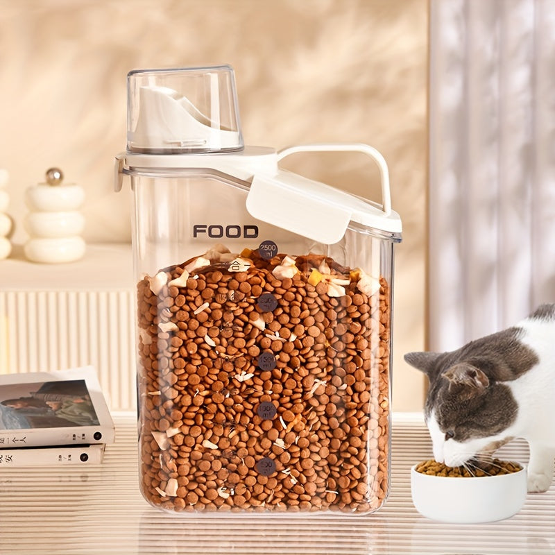 FreshBite - Modern Pet Food Container with Measuring Cup