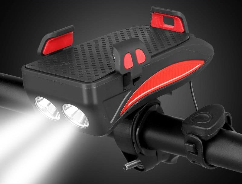 RideGuard - 4-in-1 Bicycle Phone Holder with Power Bank