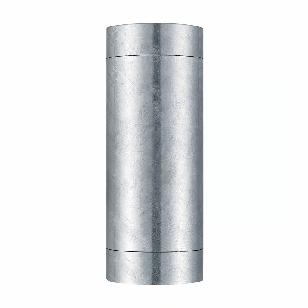 UrbanGlow Light – Sleek Silver Up-Down Outdoor Lamp