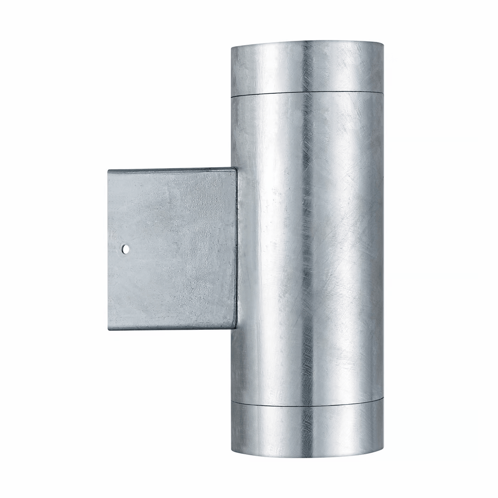 UrbanGlow Light – Sleek Silver Up-Down Outdoor Lamp