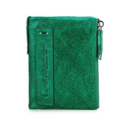 CompactWallet - Stylish double zip wallet