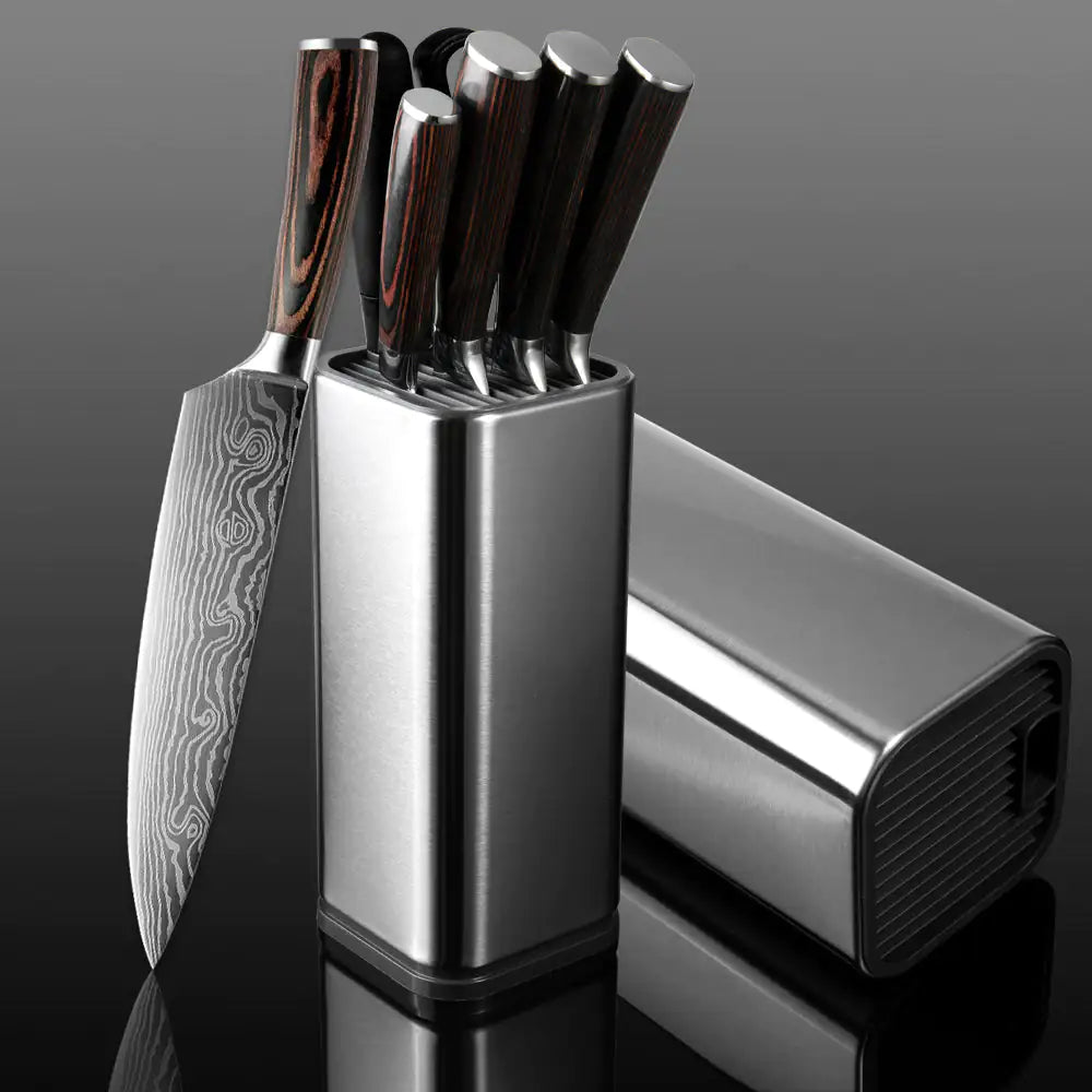 MessenMeester - Luxury Stainless Steel Knife Holder for Your Kitchen