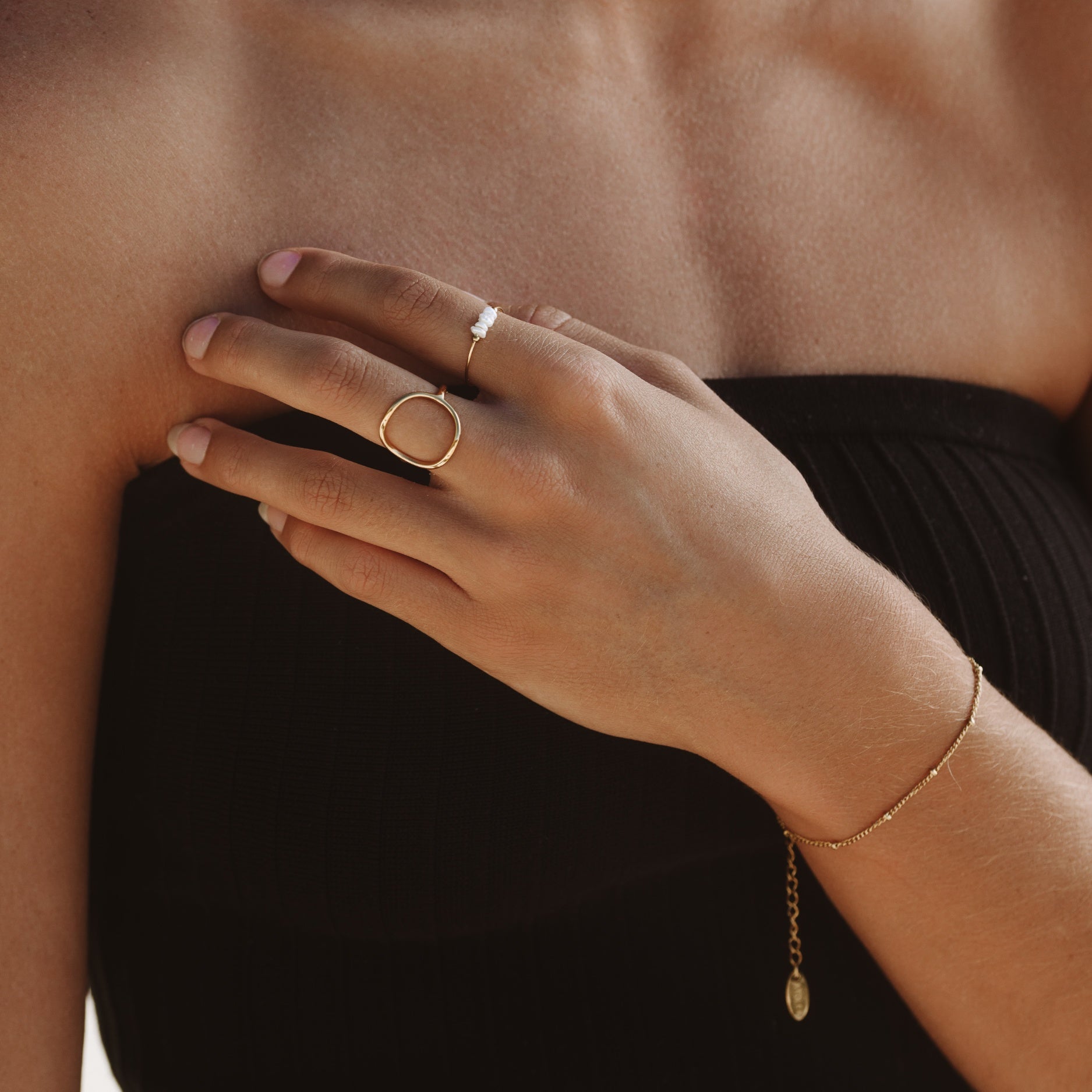 Elegant Liora Beaded Bracelet with Subtle Charm