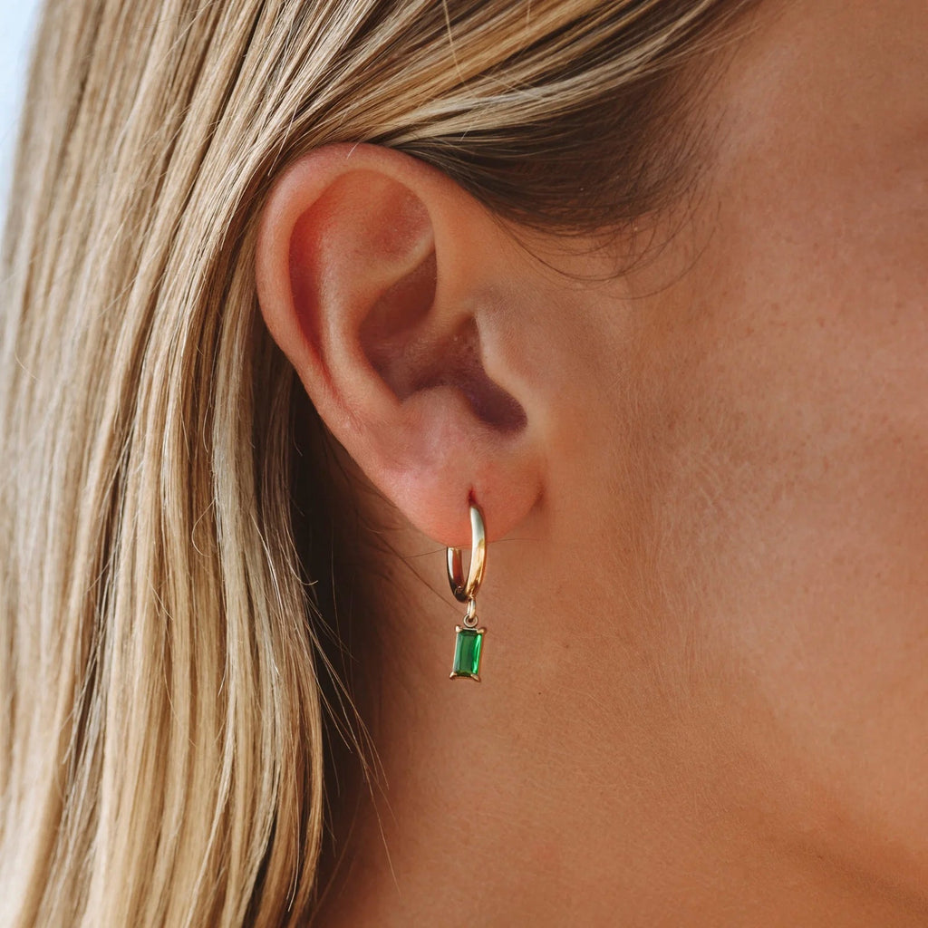 Liana Sea Glitter Earrings - Radiant Sea-inspired