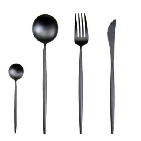 Gold & Silver 24-Piece Cutlery Set for Luxury Dining