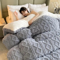 SereneSleep Winter Duvet Cover - Luxurious Cashmere Fleece Duvet for Ultimate Winter Comfort