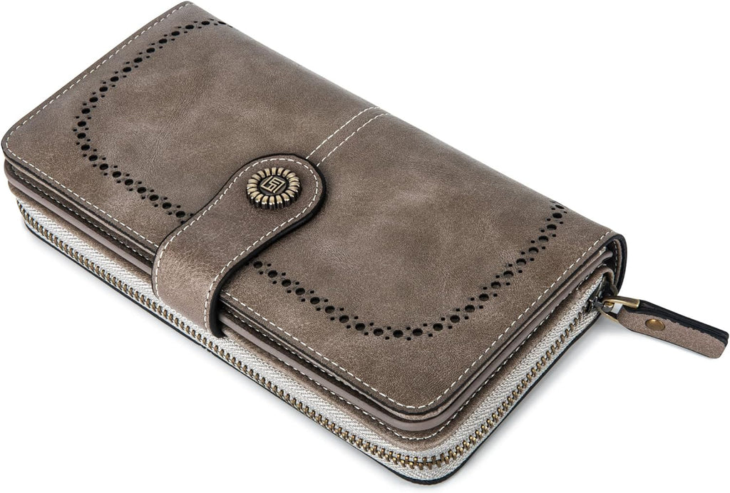 LeatherMax - Stylish Leather Wallet with Wrist Strap