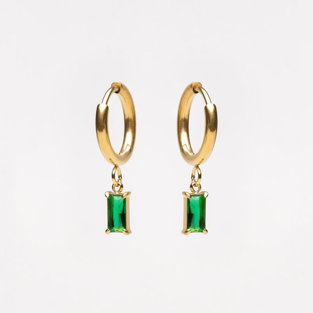 Liana Sea Glitter Earrings - Radiant Sea-inspired
