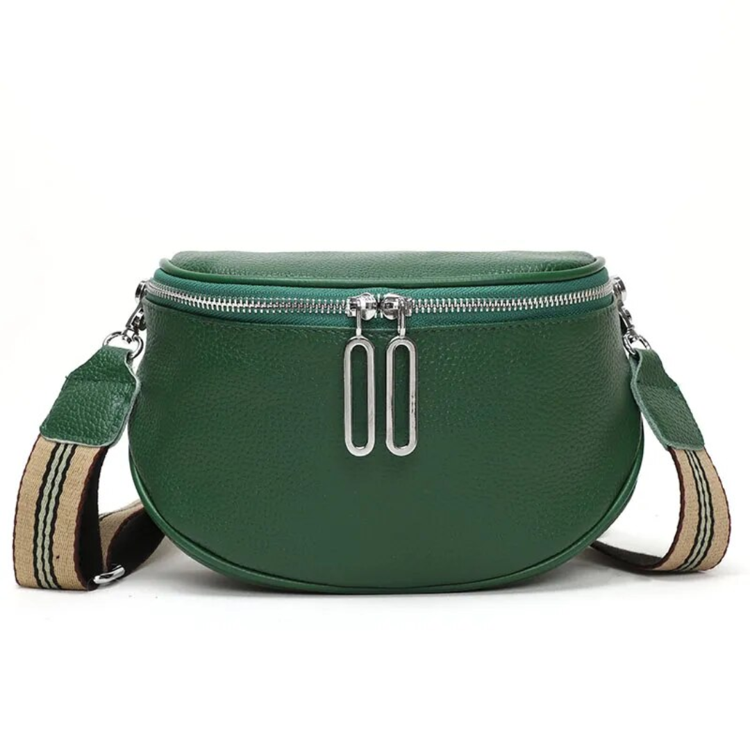 Lucy LeatherBag – Trendy and Cute Leather Saddle Bag