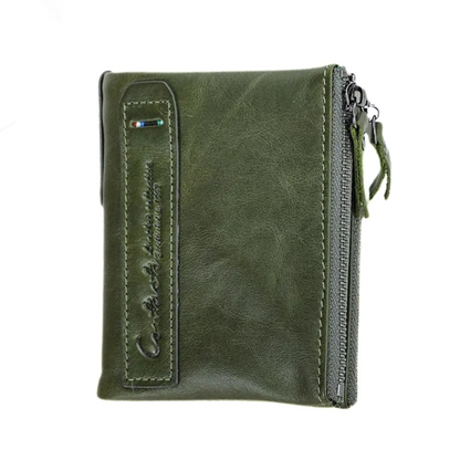 CompactWallet - Stylish double zip wallet
