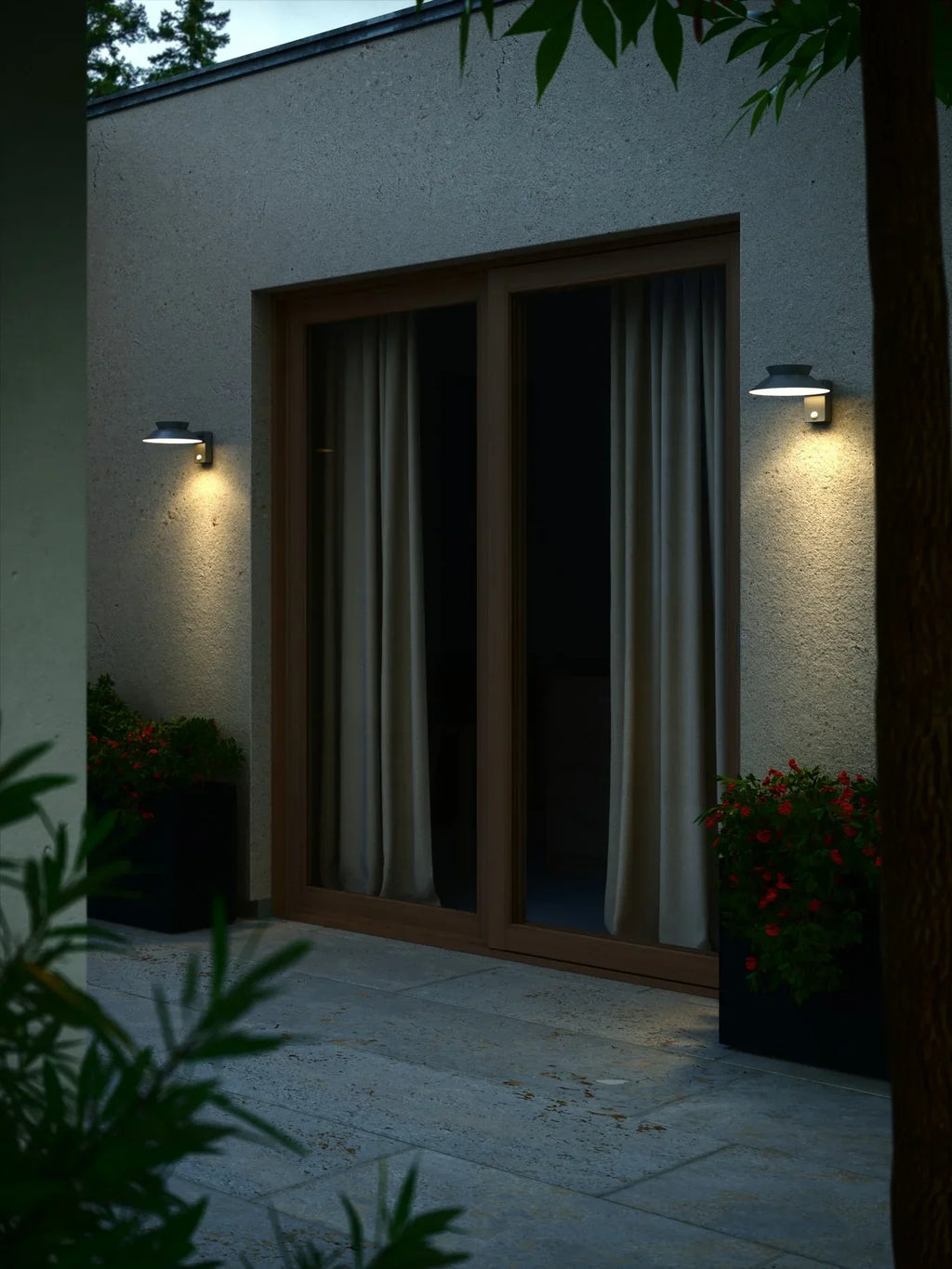 Justina Solar Outdoor Light - Wireless LED Design with Sensor