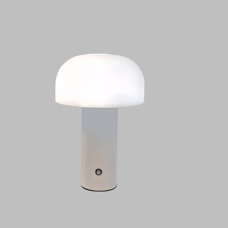 MushroomGlow - Minimalist Wireless Table Lamp with Dimming Function