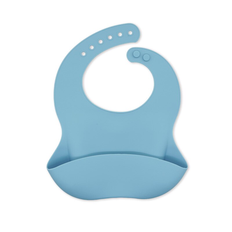 SiliconeBaby - Waterproof Children's Bib with Animal Print