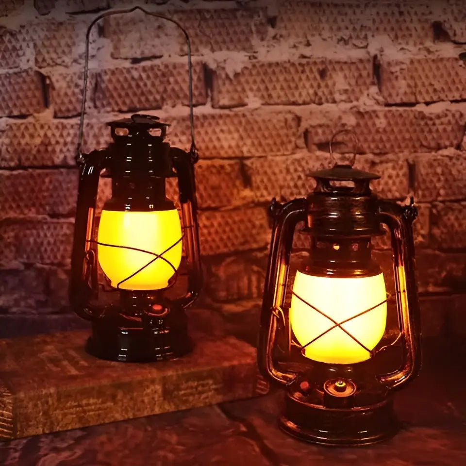 Industrial LED Hanging Lamp - for Atmospheric Evenings & Outdoor Use