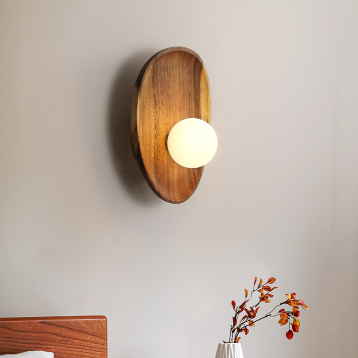 BoisLumi Wall – Natural Wooden Wall Lamp for Atmospheric Lighting