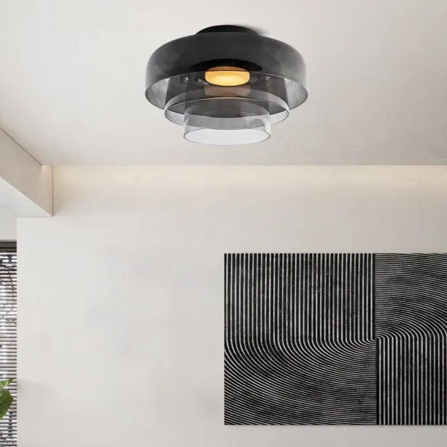 Nordic Designer Glass Lamp – Atmospheric Elegance for Any Space