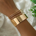 Elegant Vintage Gold Bracelet - Amara