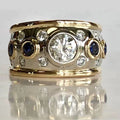 Elegant Gold Ring with Radiant Zirconia - Elina Collection