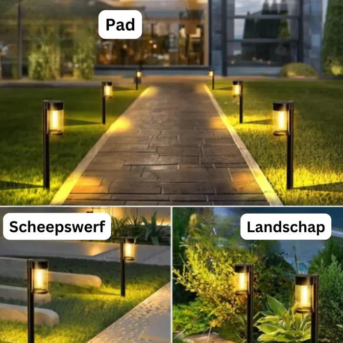 LumiPath – Luxury Solar Pathway Lighting for Garden