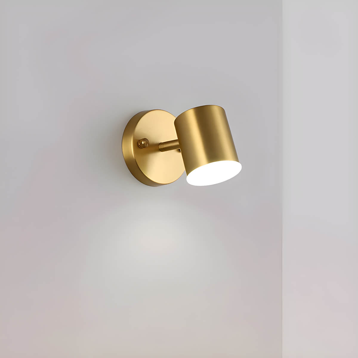 Elegante Scandinavische Koper LED Wandlampen voor Stijlvolle Verlichting