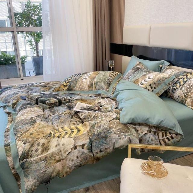 Feather Heath – Luxury Egyptian Cotton Duvet Cover Set