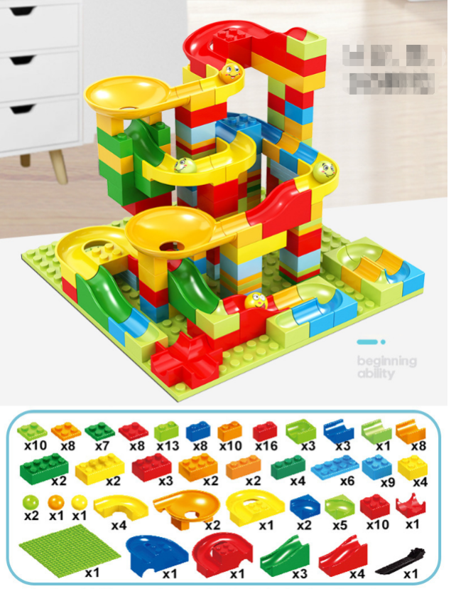 MarbleBuilder Set - Customizable Marble Run for Creation