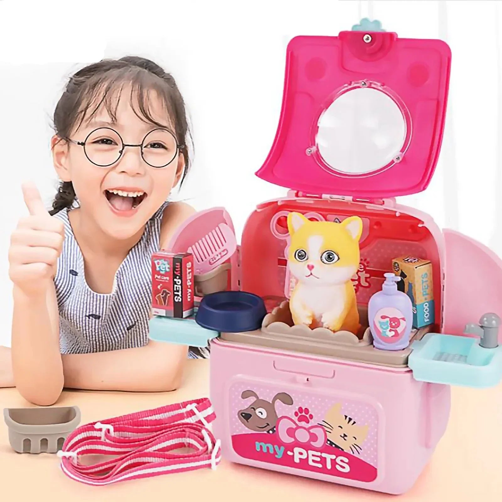Pet Paradise - Portable Pet Grooming Kit for Kids