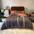 Striplen - Luxury Egyptian Cotton Duvet Cover Set