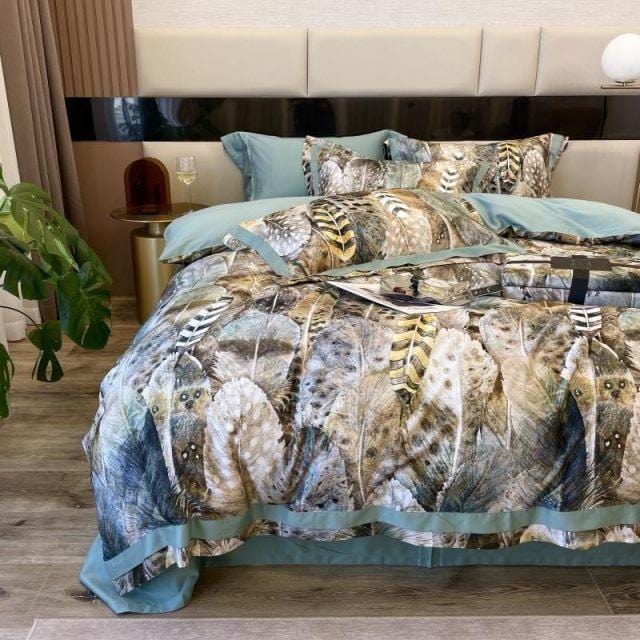 Feather Heath – Luxury Egyptian Cotton Duvet Cover Set
