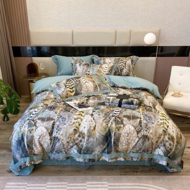 Feather Heath – Luxury Egyptian Cotton Duvet Cover Set