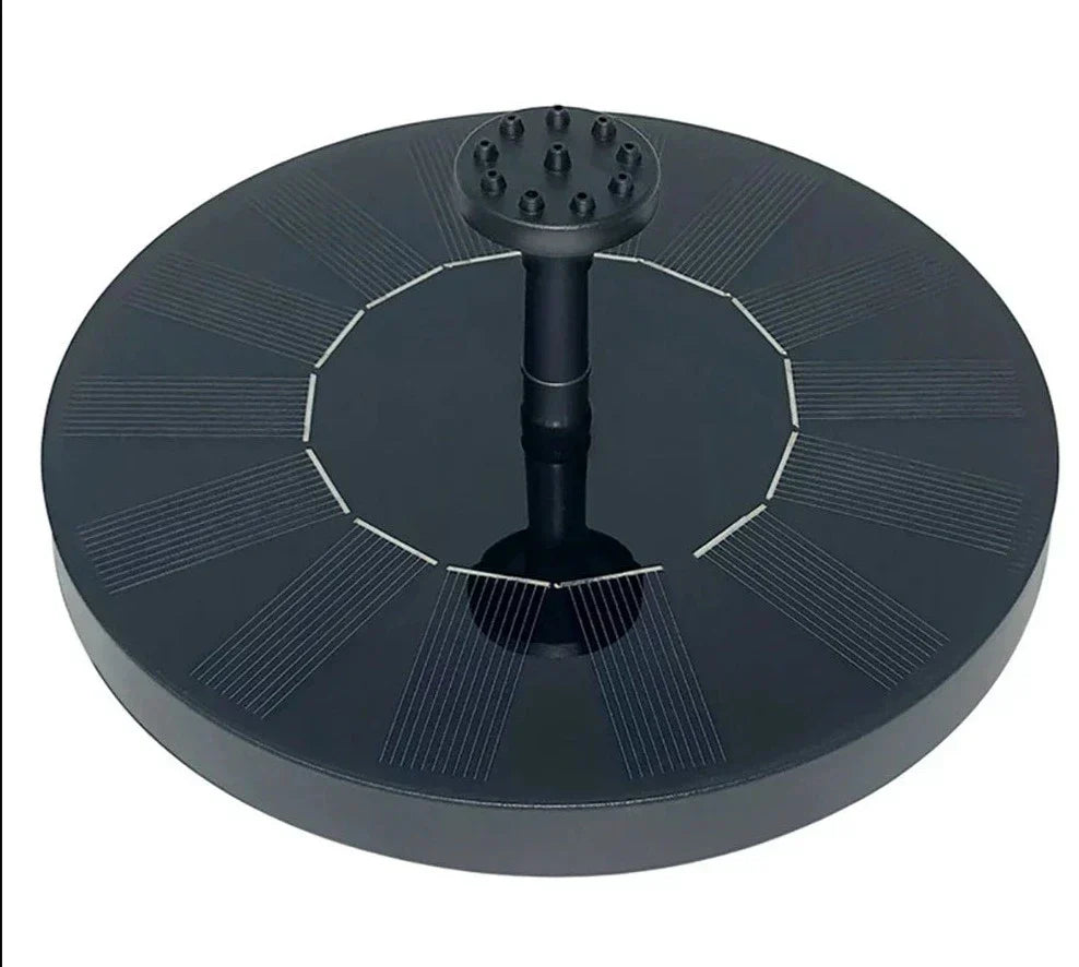 TranquilFlow – Soothing Garden Fountain with Sunlight
