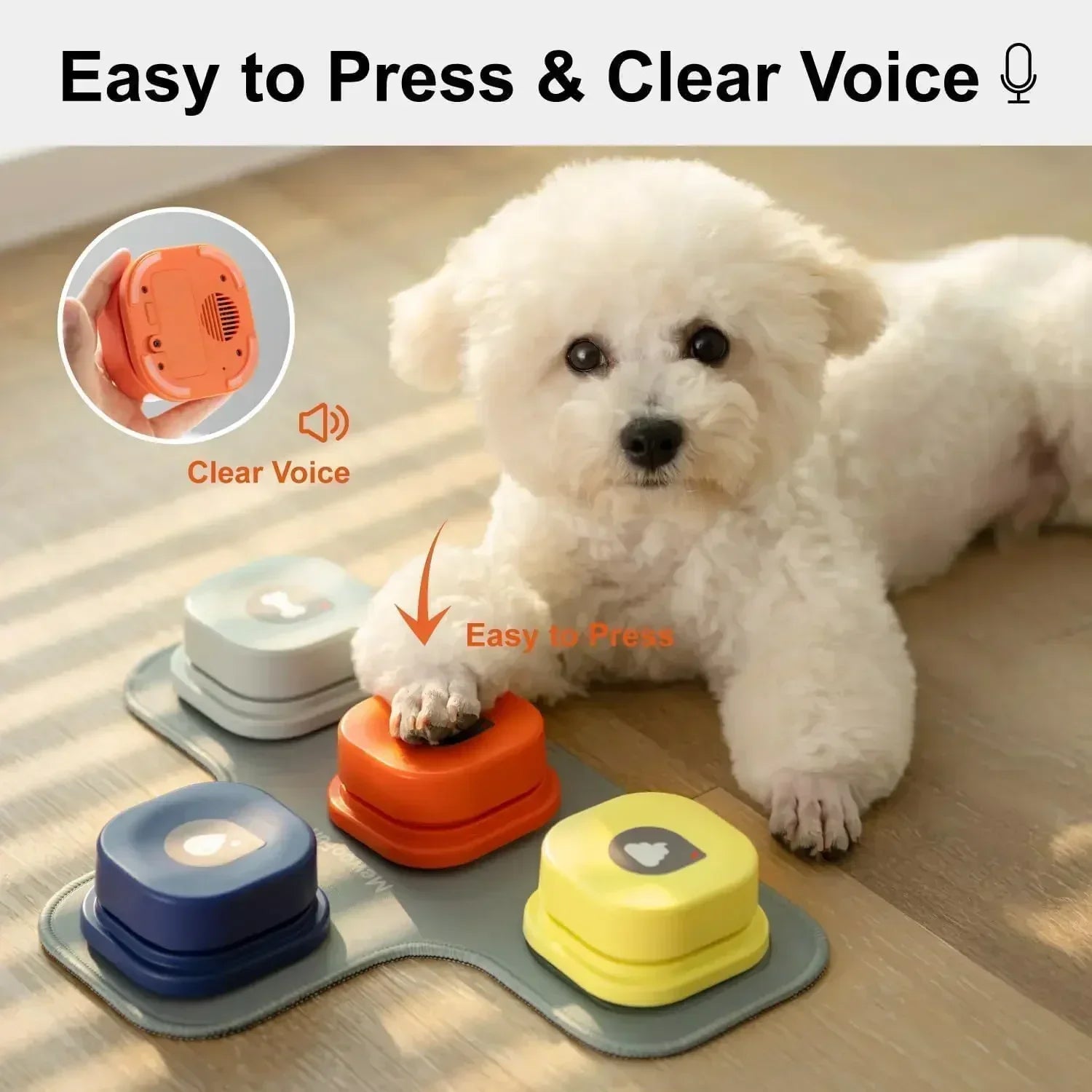 BarkTalk – Interactive Buttons for Dog Training