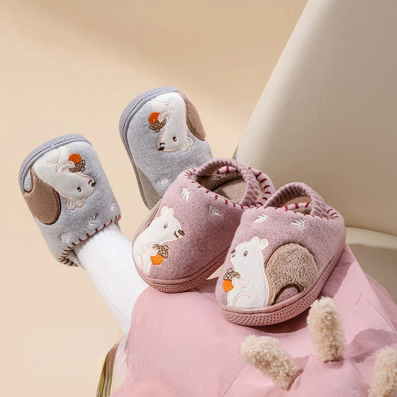 Mini Fashion Indoor Slippers - Cute Non-slip Indoor Slippers for Kids