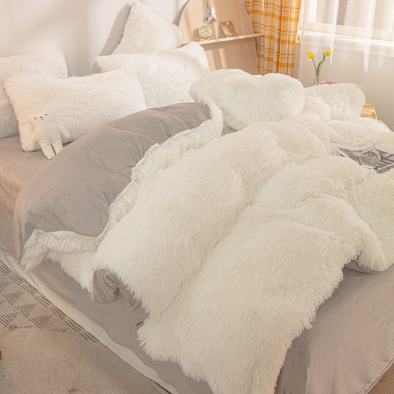 Luxury Plush Duvet Cover Set with Zipper