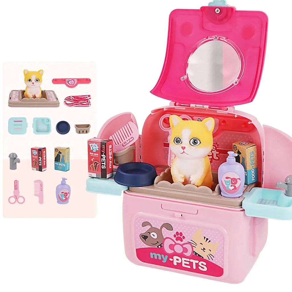Pet Paradise - Portable Pet Grooming Kit for Kids