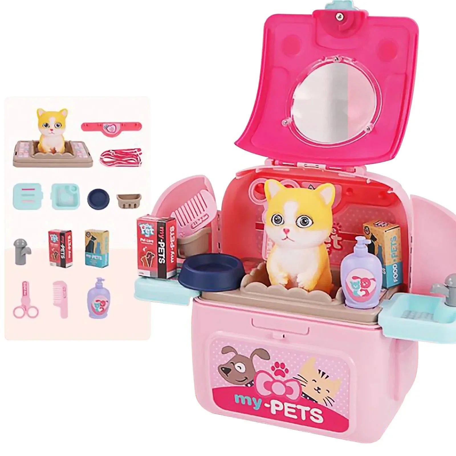Pet Paradise - Portable Pet Grooming Kit for Kids