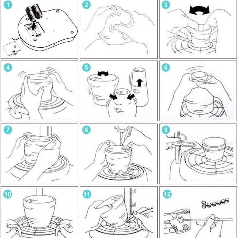 CreativeKids Pottery Wheel – Development and Creativity in One